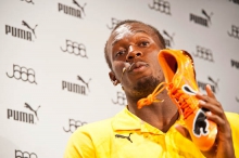 Pressekonferenz von PUMA und Usain Bolt