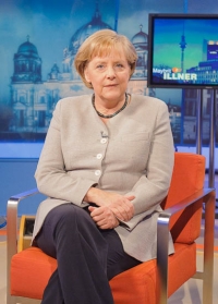 Angela Merkel bei Maybrit Illner