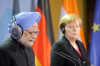 Bundeskanzlerin Merkel und Premierminister Indien Manmohan Singh