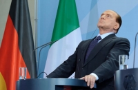 Bundeskanzlerin Merkel und dem Italienischen Ministerpräsidenten Silvio Berlusconi
