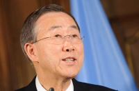 Pressekonferenz Aussenminister Guido Westerwelle und UN Generalsekretär Ban Ki-Moon